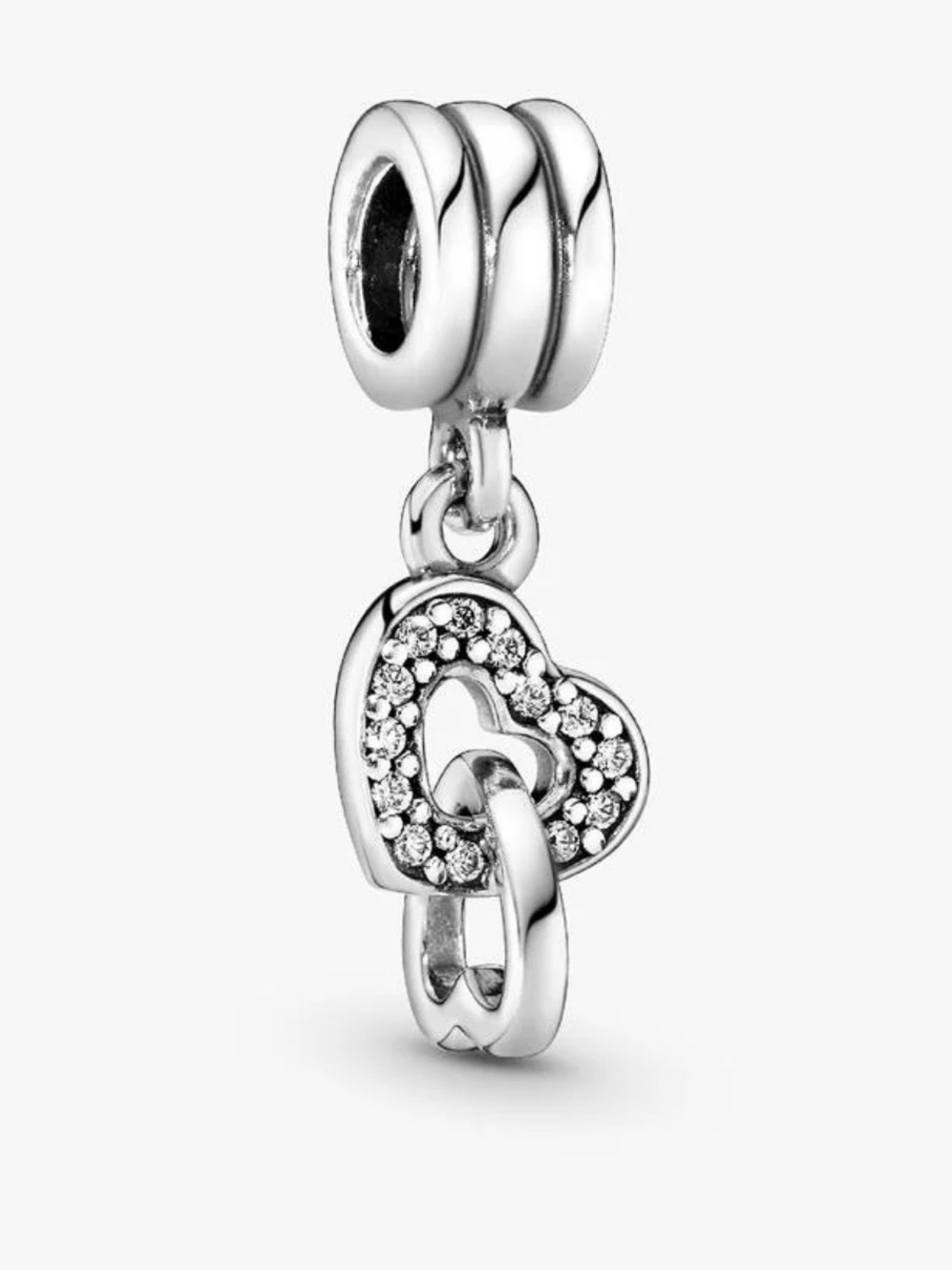 Pandora Interlocking Hearts Dangle Charm